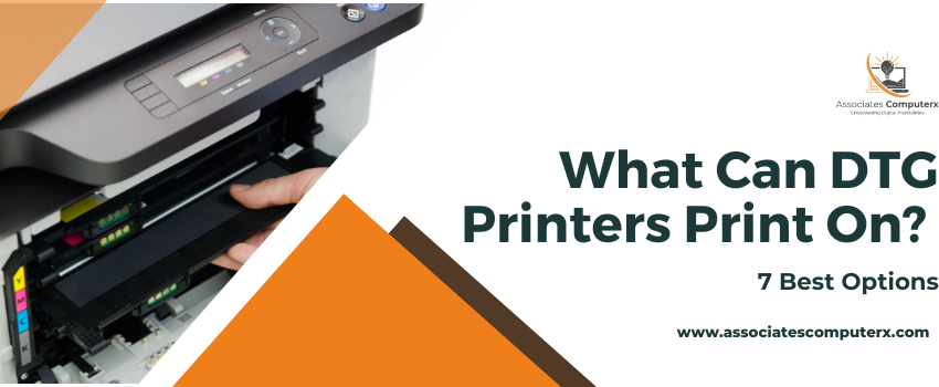 What Can DTG Printers Print On