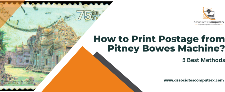 how to print postage from pitney bowes machine